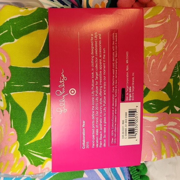 Lilly Pulitzer Set of 9 Hand Towels Target Collab Set of 4, 3 GWP, 2 Shellabrate - Picture 9 of 13